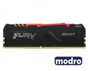 DIMM DDR4 8GB 3600MHz KF436C17BBA/8 Fury Beast RGB