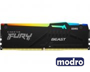 DIMM DDR5 8GB 4800MT/s KF548C38BBA-8 Fury Beast Black RGB