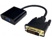 Adapter DVI-D (M) - VGA (F) crni