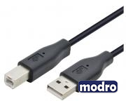 Kabl USB A - USB B M/M 3m crni