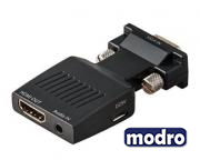 Adapter-konvertor VGA (M) - HDMI (