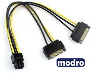 Naponski adapter za PCI-E VGA (6-pin) -2x Sata