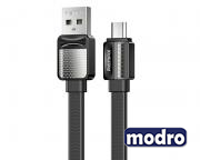 RC-154m Micro USB kabl platinum 2.4A 1m crni