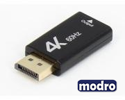 Adapter DisplayPort 1.4 (M) - HDMI 2.0 (F) crni