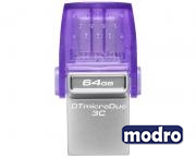 64GB DataTraveler MicroDuo 3C USB 3.2 flash DTDUO3CG3/64GB