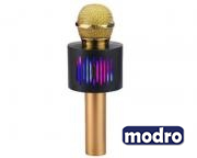 Karaoke Bluetooth Mikrofon V8 zlatni