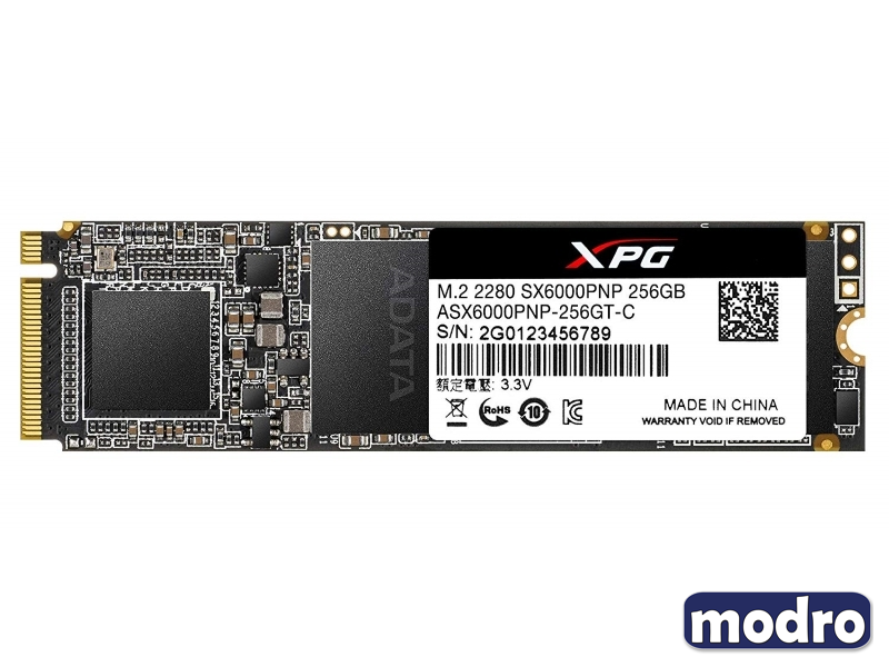256GB M.2 PCIe Gen 3 x4 NVMe ASX6000PNP-256GT-C SSD