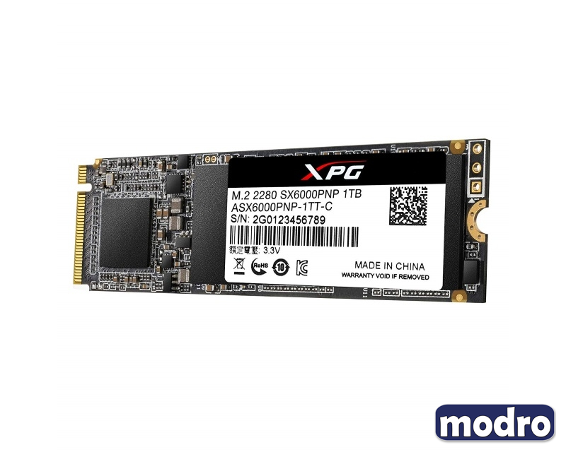 1TB M.2 PCIe Gen 3 x4 NVMe ASX6000PNP-1TT-C SSD