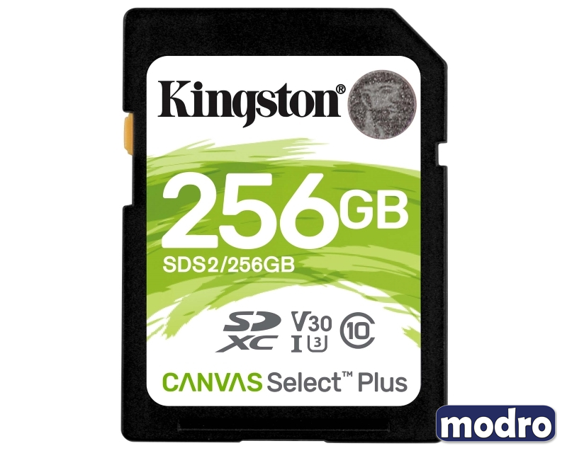 U3 V30 SDXC 256GB Canvas Select Plus 100R C10 UHS-I SDS2/256GB