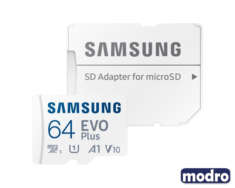 EVO PLUS MicroSD Card 64GB class 10 + Adapter MB-MC64KA