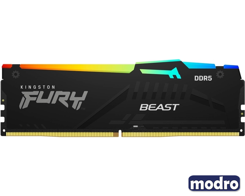 DIMM DDR5 8GB 4800MT/s KF548C38BBA-8 Fury Beast Black RGB
