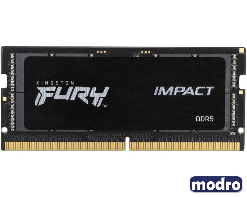 SODIMM DDR5 16GB 4800MT/s KF548S38IB-16 Fury Impact black
