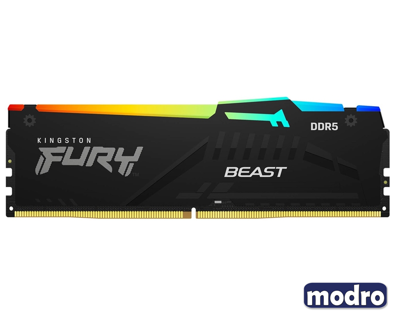 DIMM DDR5 16GB 5200MT/s KF552C36BBEA-16 Fury Beast RGB EXPO