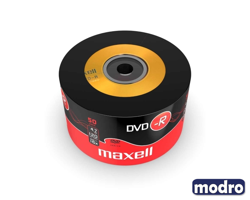 DVD-R 4.7 GB 50/1 pack, celofan