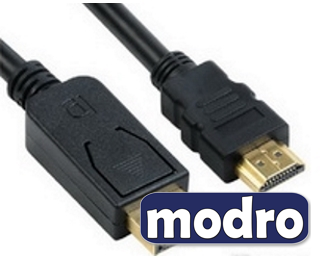 Kabl DisplayPort (M) - HDMI (M) 1.8m crni