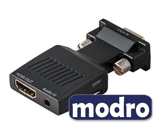 Adapter-konvertor VGA (M) - HDMI (