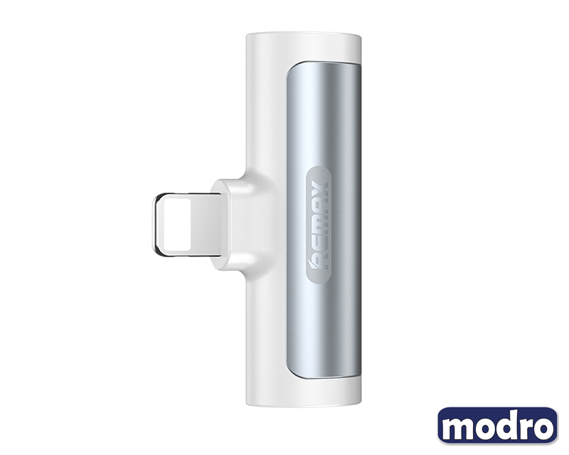 Kabl RL-LA03i 2u1 iPhone - Audio 3,5mm adapter bijeli
