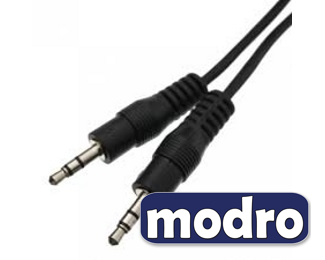 Kabl audio 3.5mm - 3.5mm M/M 1.2m crni
