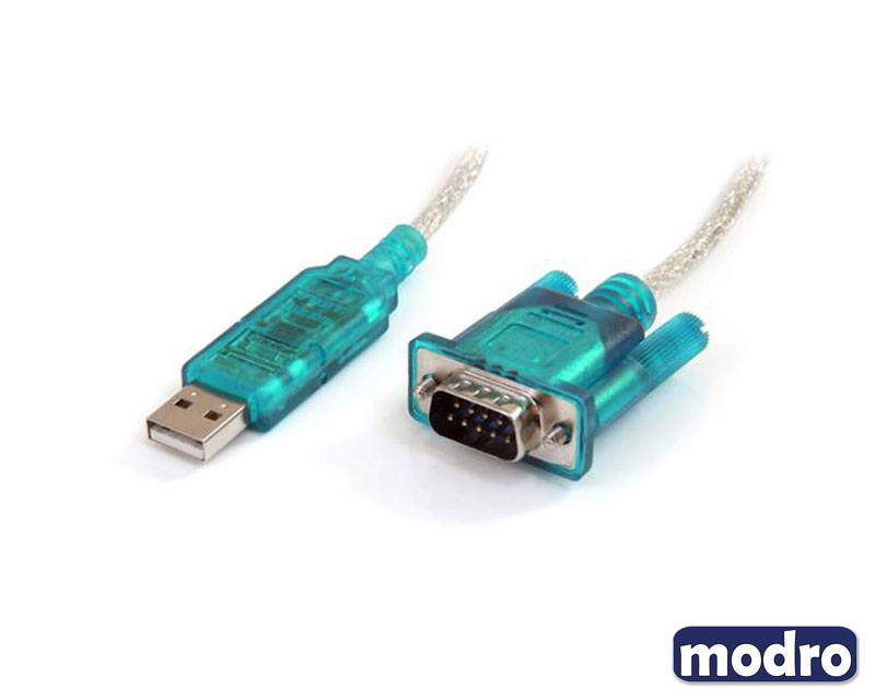USB2.0 tip A (M) - RS-232 (M) Adapter 1m