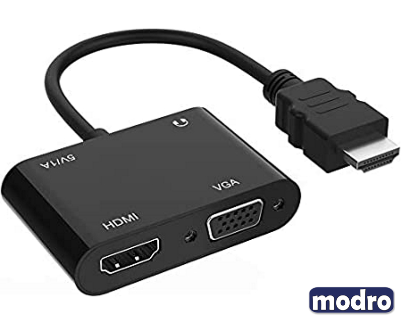 Adapter-konvertor HDMI na HDMI+VGA+MICRO+AUDIO