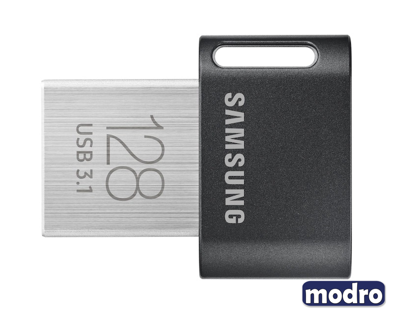 128GB FIT Plus USB 3.1 MUF-128AB sivi