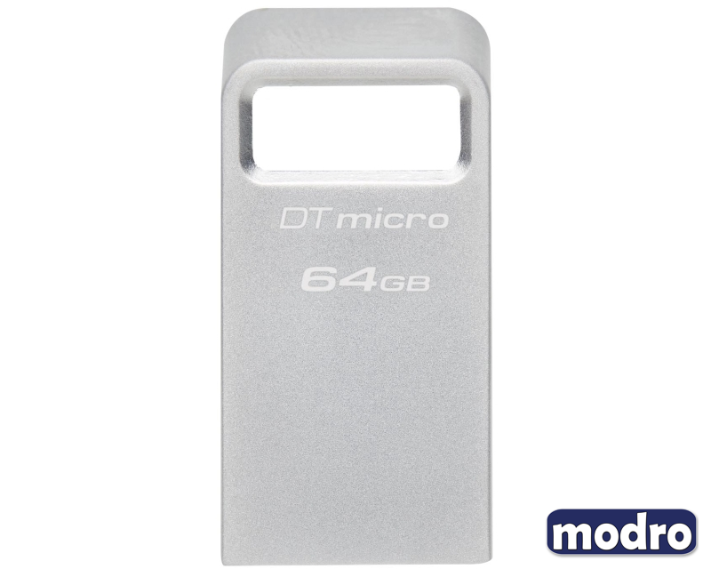 64GB DataTraveler Micro USB 3.2 flash DTMC3G2/64GB srebrni