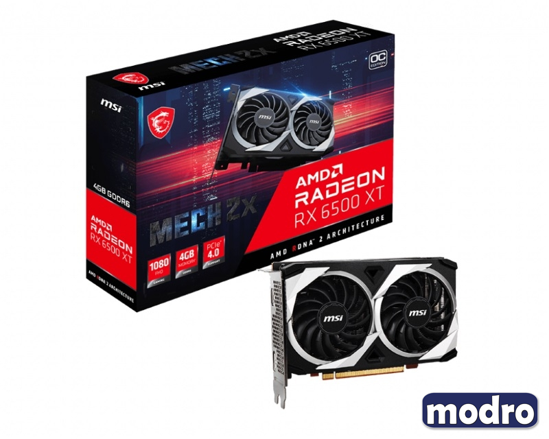 AMD Radeon RX 6500 XT 4GB 64bit RX 6500 XT MECH 2X 4G OC