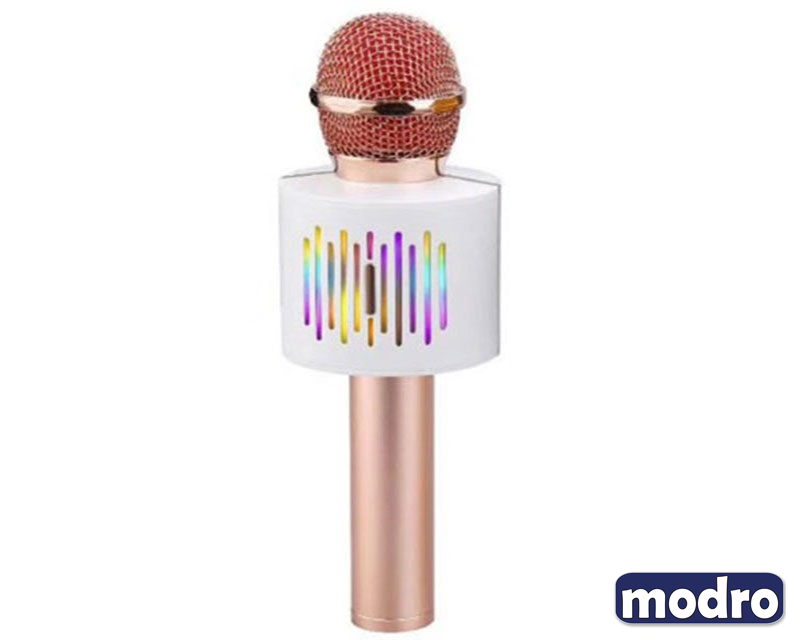 Karaoke Bluetooth Mikrofon V8 rozi